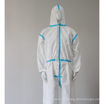 WORKWEAR Product Type and Windproof PP microporous SF disposable work shop lab cleanroom safety coverall with hood